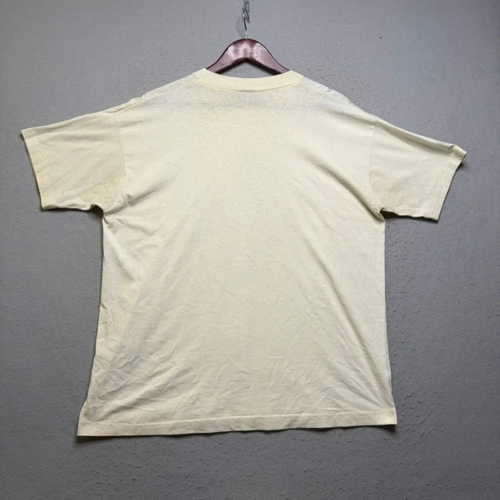 Fruit of the Loom T-Shirt Mens XL Cream The Versatile Morgan Horse Vintage 90s